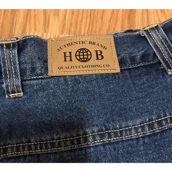 Harbor Bay Traditional Denim Loose Fit Jeans Size 58x32 Medium Stone Wash Cotton - Picture 5 of 7